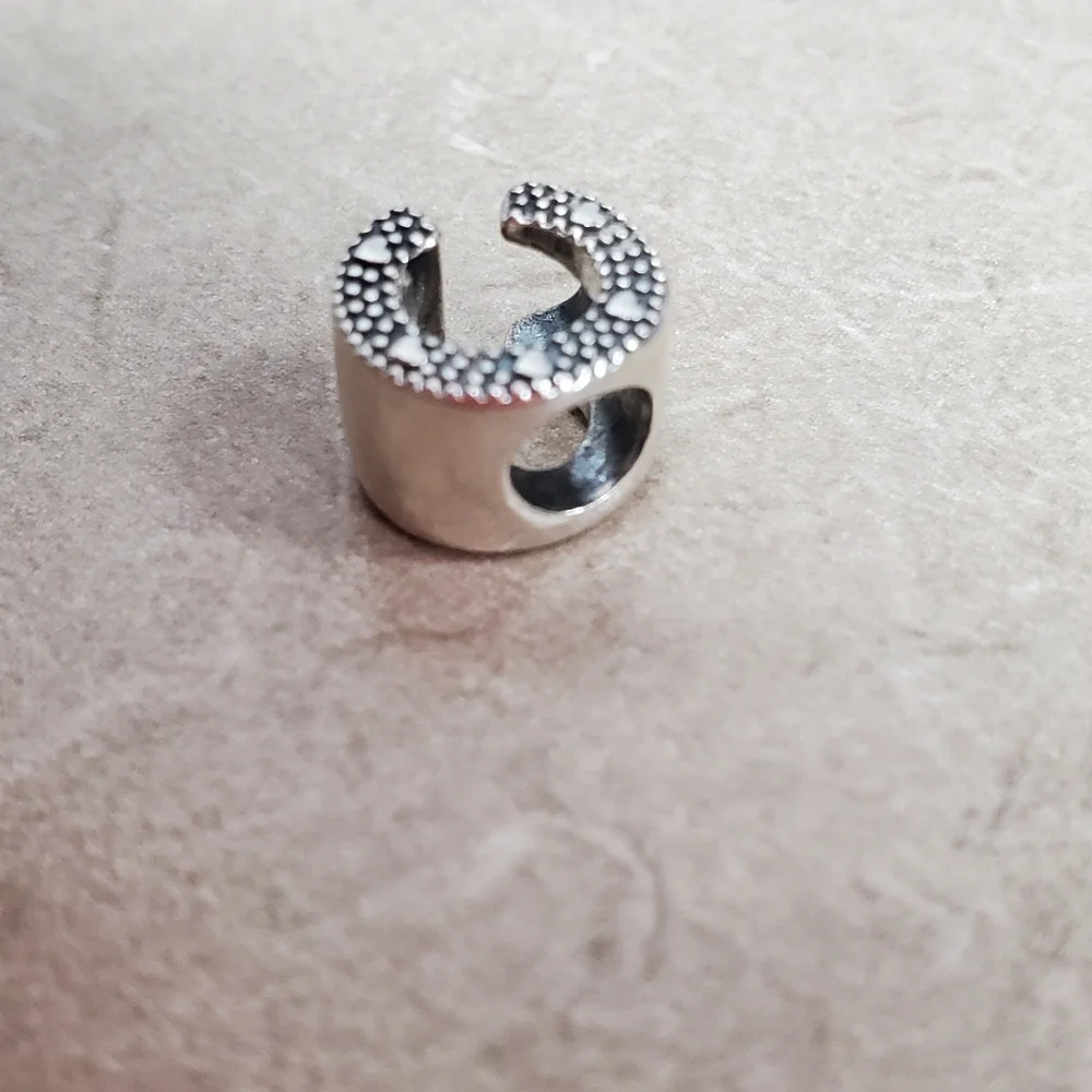 Sterling Silver Tone Textured Clip-On Ear Cuff